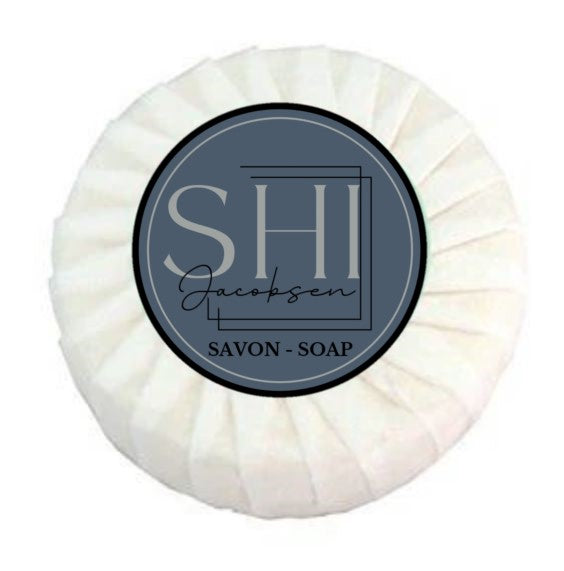 Set de courtoisie SHI JACOBSEN ,  savon 15g + Shampoing 30ml ( Lot se 50/ 100/ 200)
