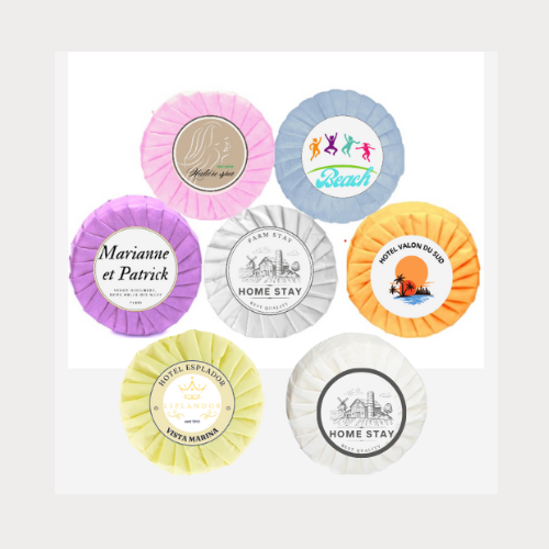 100 Savons d'accueil 20G - Personnalisés  avec votre logo