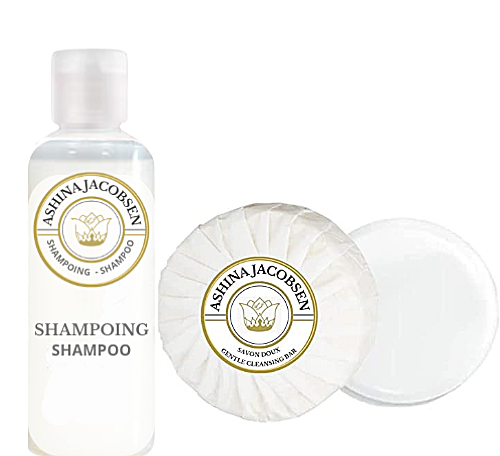 savon 20g + Shampoing  30ml , Set de courtoisie ASHINA JACOBSEN