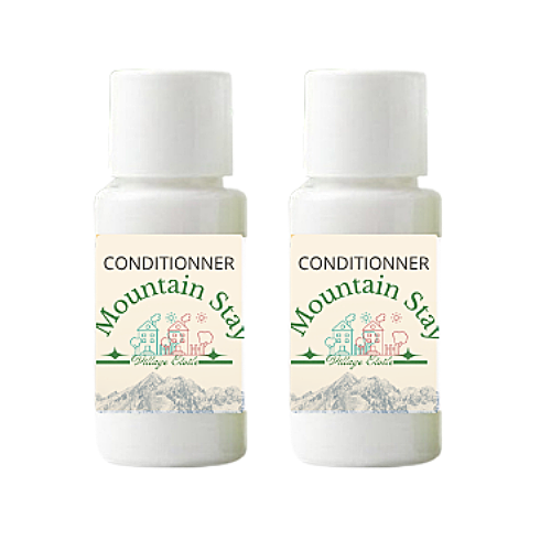 100 APRES SHAMPOINGS de 30ml Personnalisés avec votre LOGO