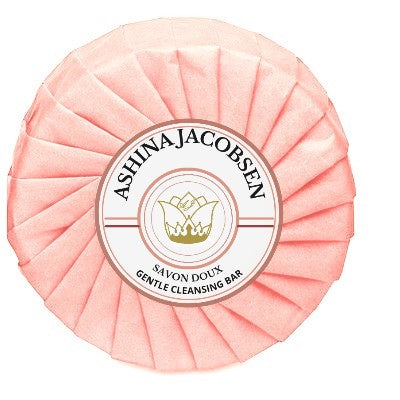 ASHINA JACOBSEN Savon hôtel 20g, emballage rose  - LOT DE 100